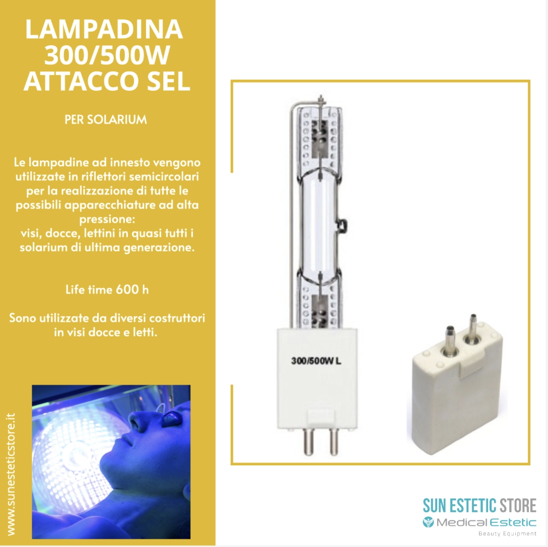Lampadina-bulbo-alta-pressione-300/500W-SEL