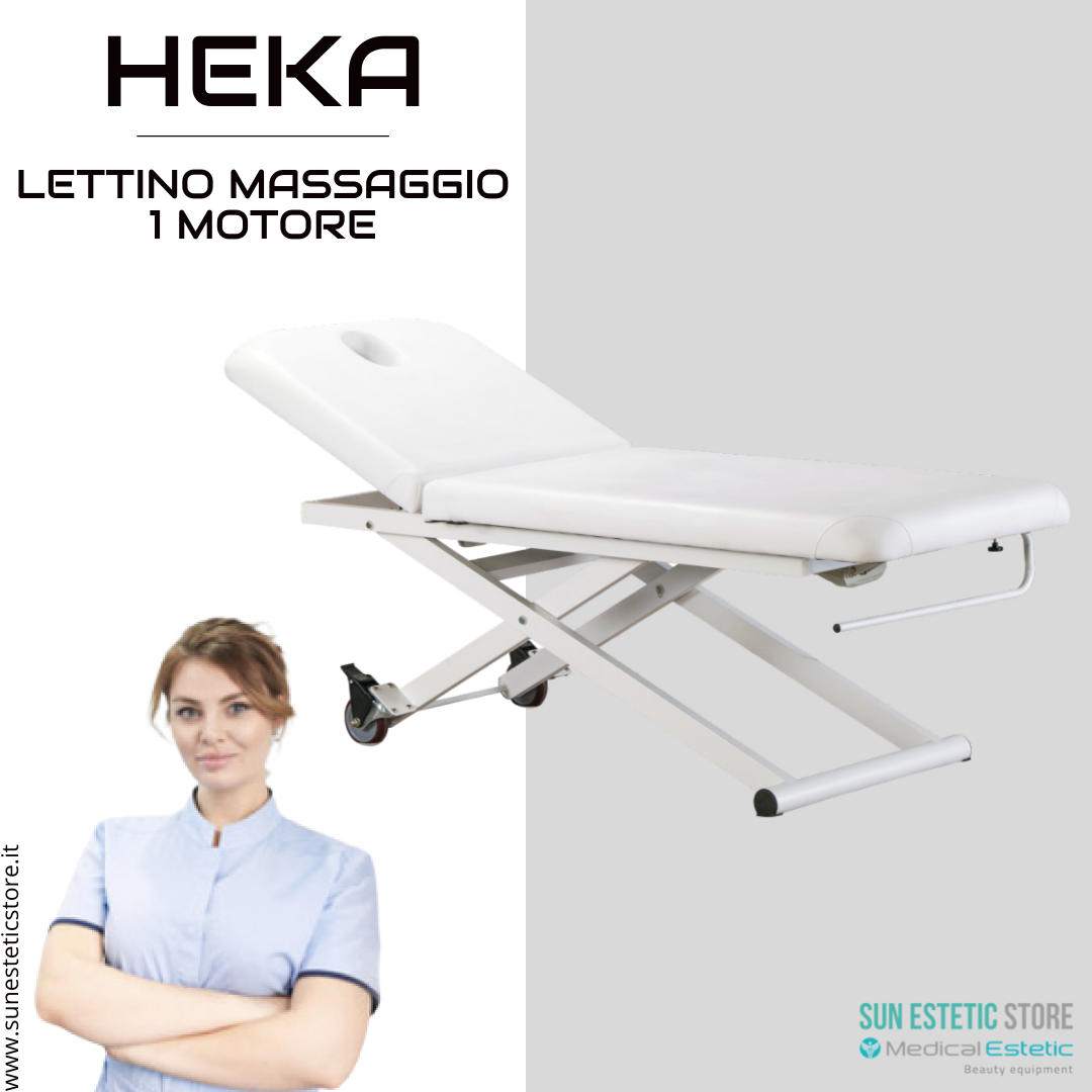 Heka Lettino 1 motore massaggio estetica fisioterapia studio medico  ambulatorio