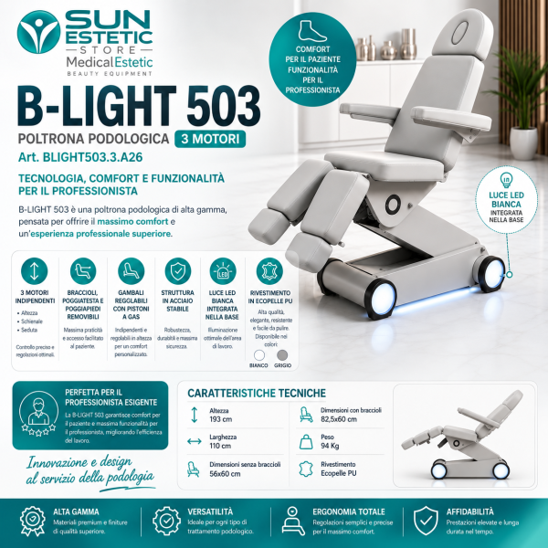 Brochure B LIGHT 503  Comfort e Innovazione Podiatrica