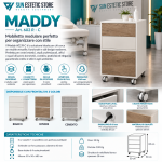 Brochure tecnica mobiletto Maddy