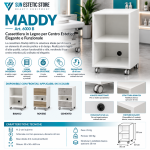 Cassettiera Maddy  Eleganza e Funzionalita Spa 1