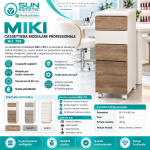 Cassettiera Miki 729 per saloni professionali