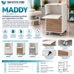 Infografica mobiletto estetico Maddy 606 R C