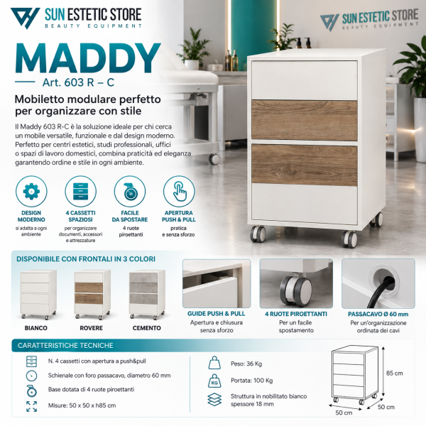 Mobiletto Beauty Maddy 603 R C