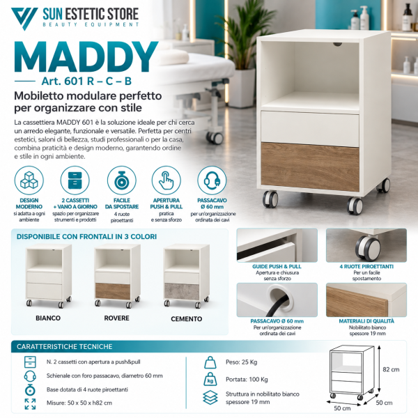 Poster commerciale MADDY 601 in stile spa moderno