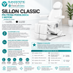 Poltrona podologica Sillon Classic 3 motori