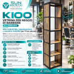 Vetrina KIOO per Barber Shop