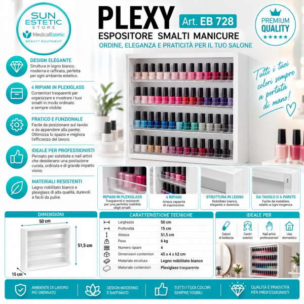 Espositore Plexy per Smalti Professionale
