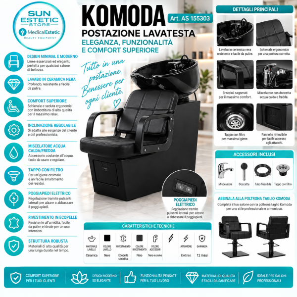 Brochure Komoda  Lavaggio Professionale Elegante