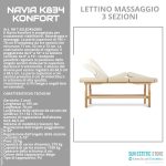 navia k834 konfort lettino sunesteticstore