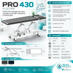 Brochure professionale Lettino PRO 430
