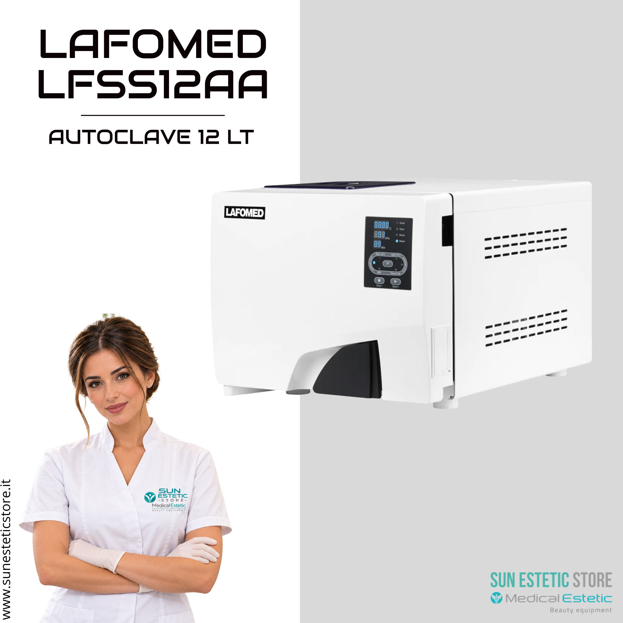 autoclave-lafomed-12lt-sunesteticstore autoclave lafomed 12lt sunesteticstore