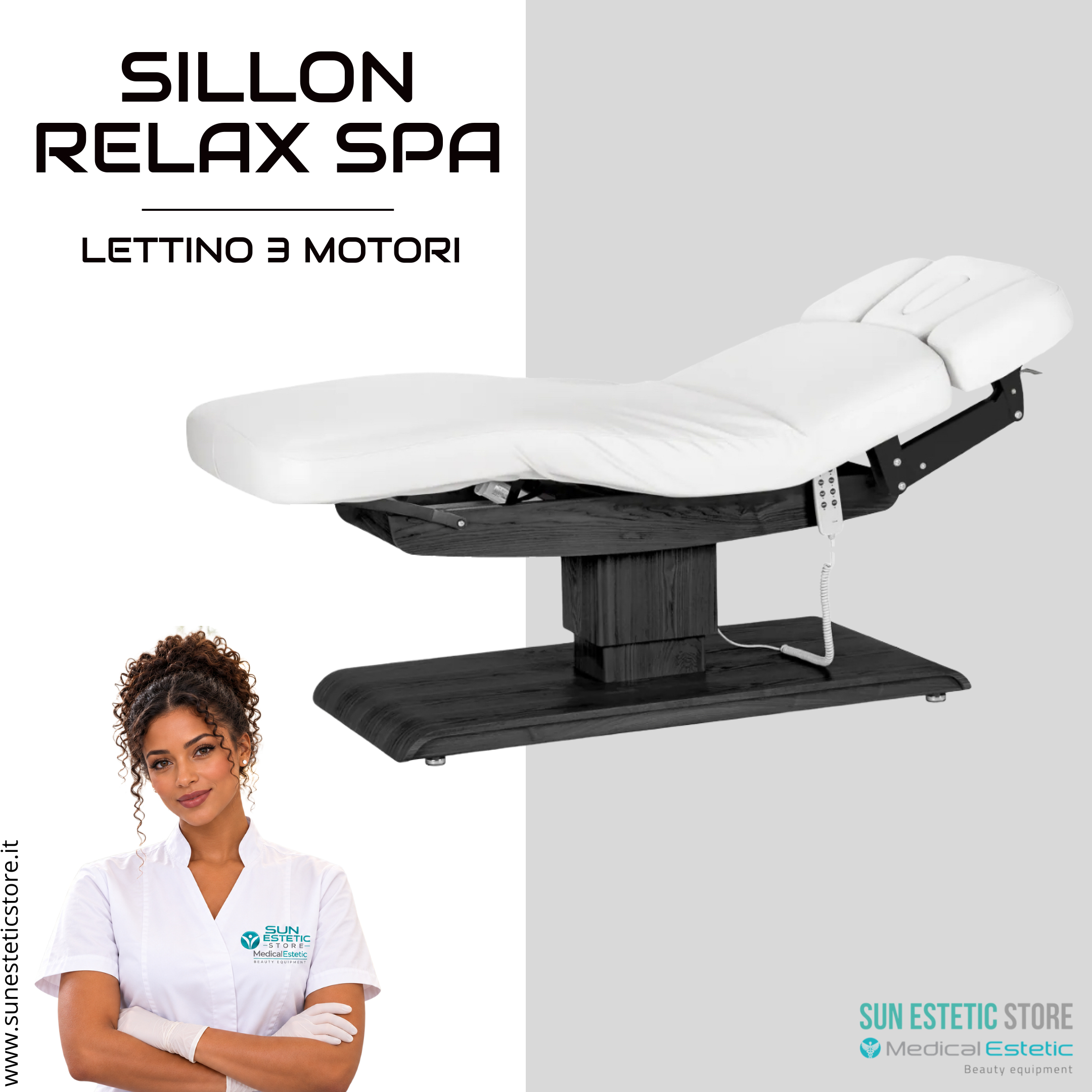 sillon relax spa black lettino sunesteticstore